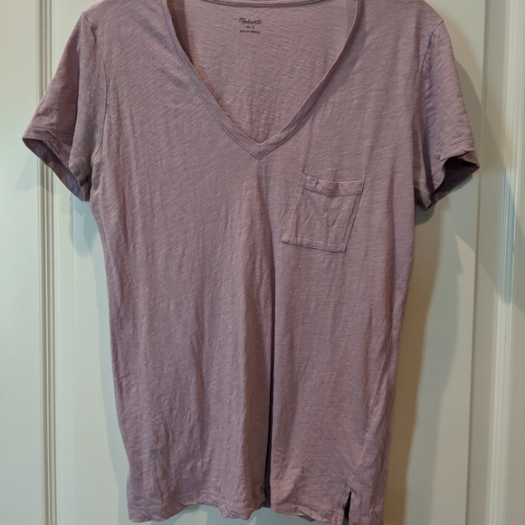 Madewell dusty purple whisper tee - Picture 2 of 4